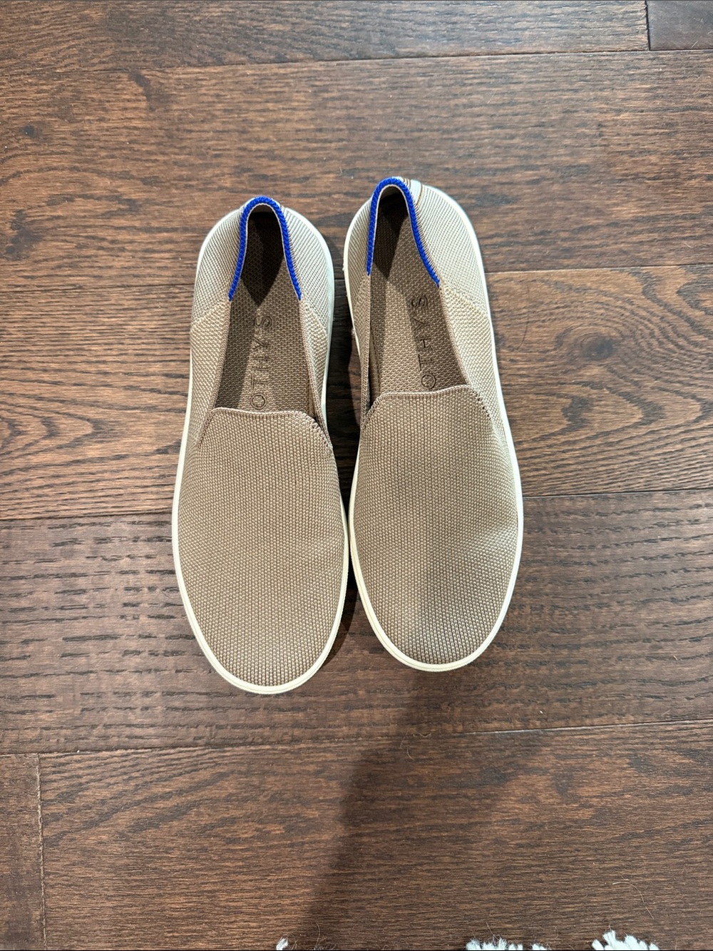Women’s Rothy’s Slip-On Casual Sneakers in Tan